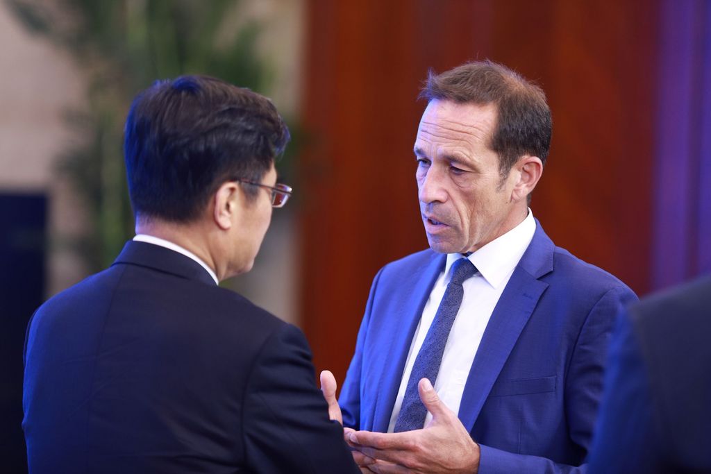 Thorsten Herdan, Director General of BMWi in Exchange with Chinese Participants, ©NEA 