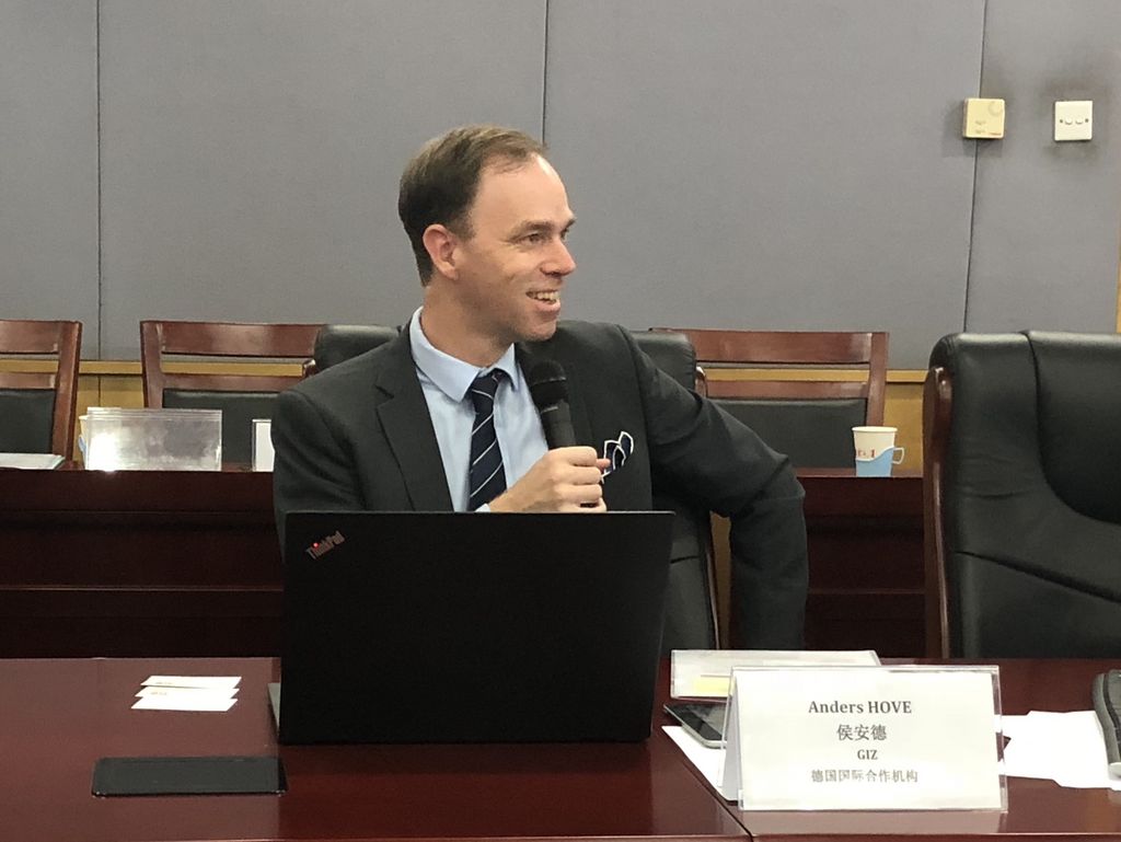 Mr. Anders Hove, Project Director of the German Energy Transition Expertise for China Project