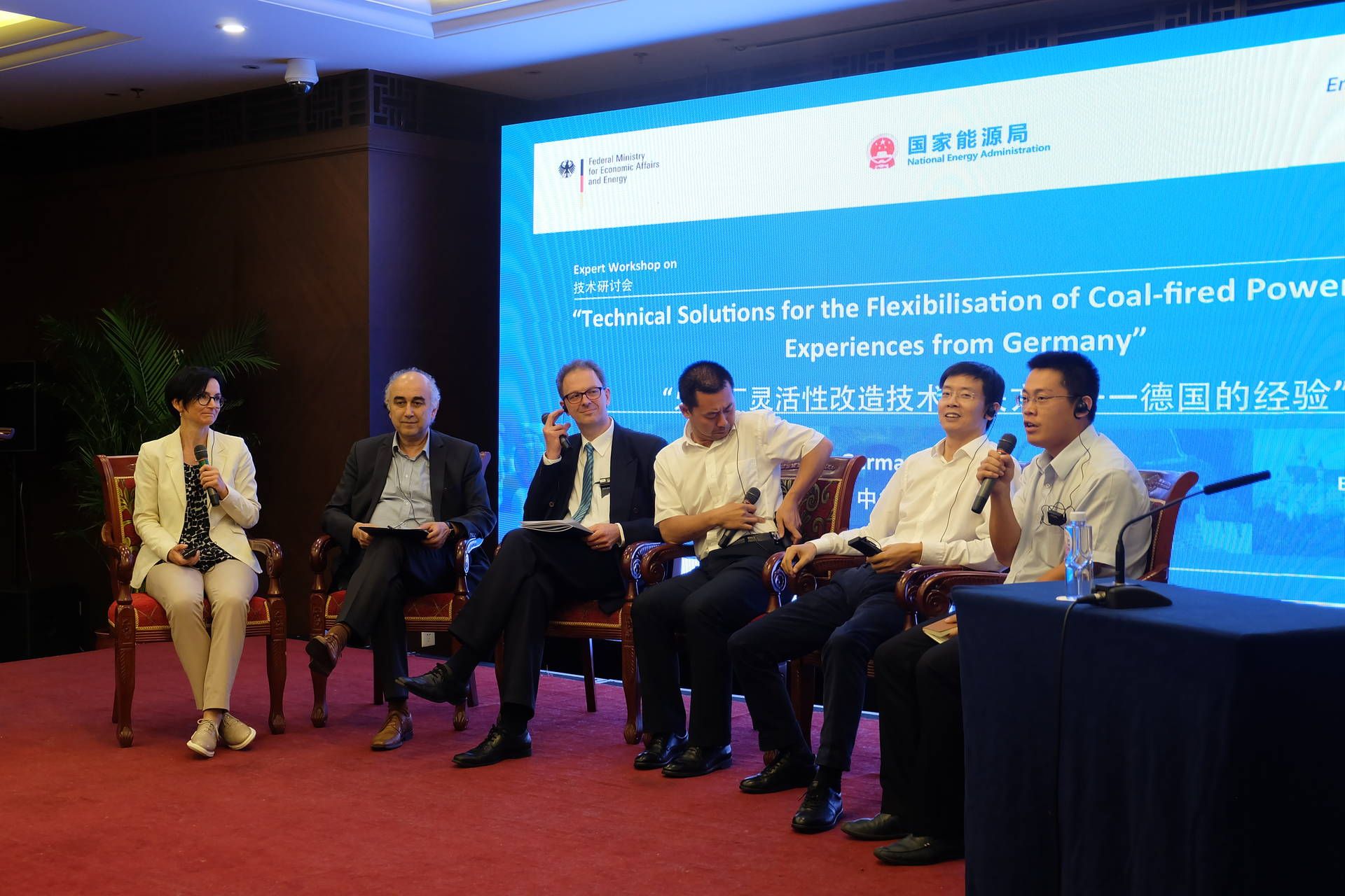 Panel discussion at the expert workshop “Flexibilizing Coal-Fired Power Plants”